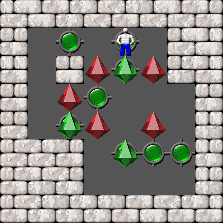 Сокобан More Bugs collections уровень 77